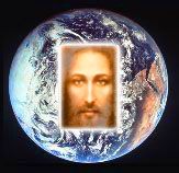 Jesu Antlitz über der Erde